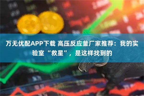 万无优配APP下载 高压反应釜厂家推荐：我的实验室 “救星”，是这样找到的